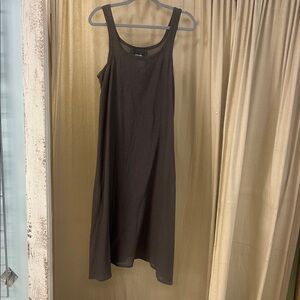 Stylish Gray Sheer Sleeveless Dress - Shack Incorporated